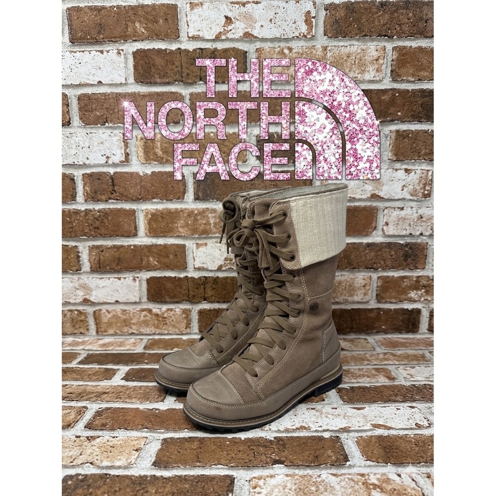 The North Face Primaloft 200 Gram Insulated Suede Knit Collar Boots Waterproof